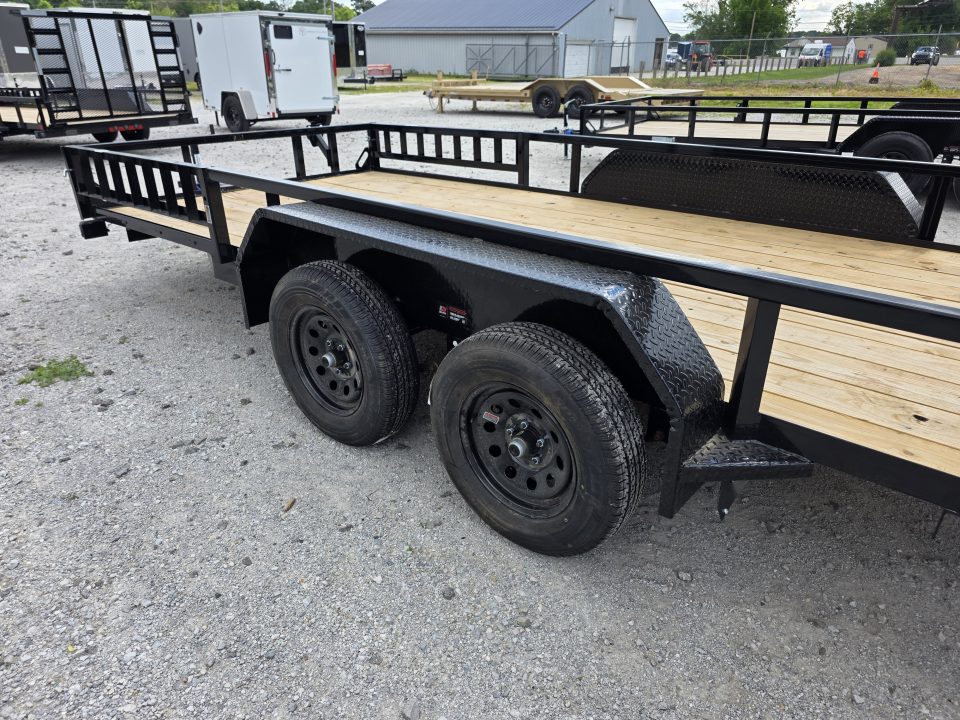 New 2026 Load Trail 83 X 16 TANDEM AXLE UTILITY TRAILER SIDE LOAD RAMPS 83X16 Utility Trailer