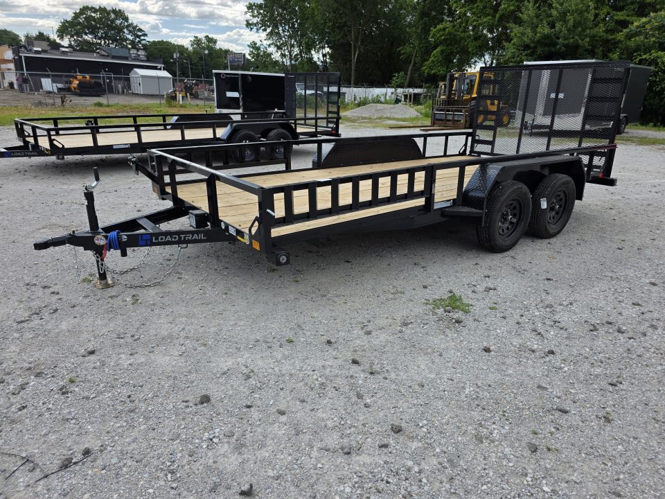 New 2026 Load Trail 83 X 16 TANDEM AXLE UTILITY TRAILER SIDE LOAD RAMPS 83X16 Utility Trailer