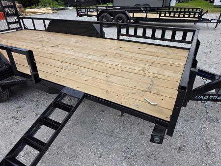 New 2026 Load Trail 83 X 16 TANDEM AXLE UTILITY TRAILER SIDE LOAD RAMPS 83X16 Utility Trailer