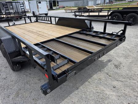 New 2026 Load Trail 83 X 16 TANDEM AXLE UTILITY TRAILER SIDE LOAD RAMPS 83X16 Utility Trailer