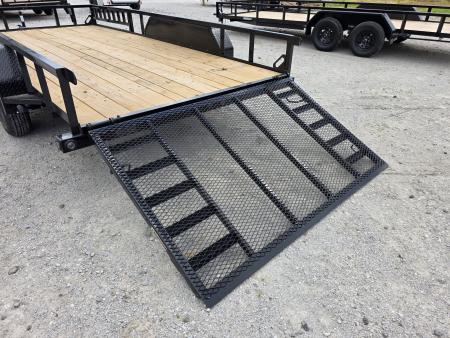 New 2026 Load Trail 83 X 16 TANDEM AXLE UTILITY TRAILER SIDE LOAD RAMPS 83X16 Utility Trailer