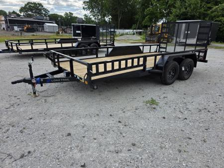 New 2026 Load Trail 83 X 16 TANDEM AXLE UTILITY TRAILER SIDE LOAD RAMPS 83X16 Utility Trailer
