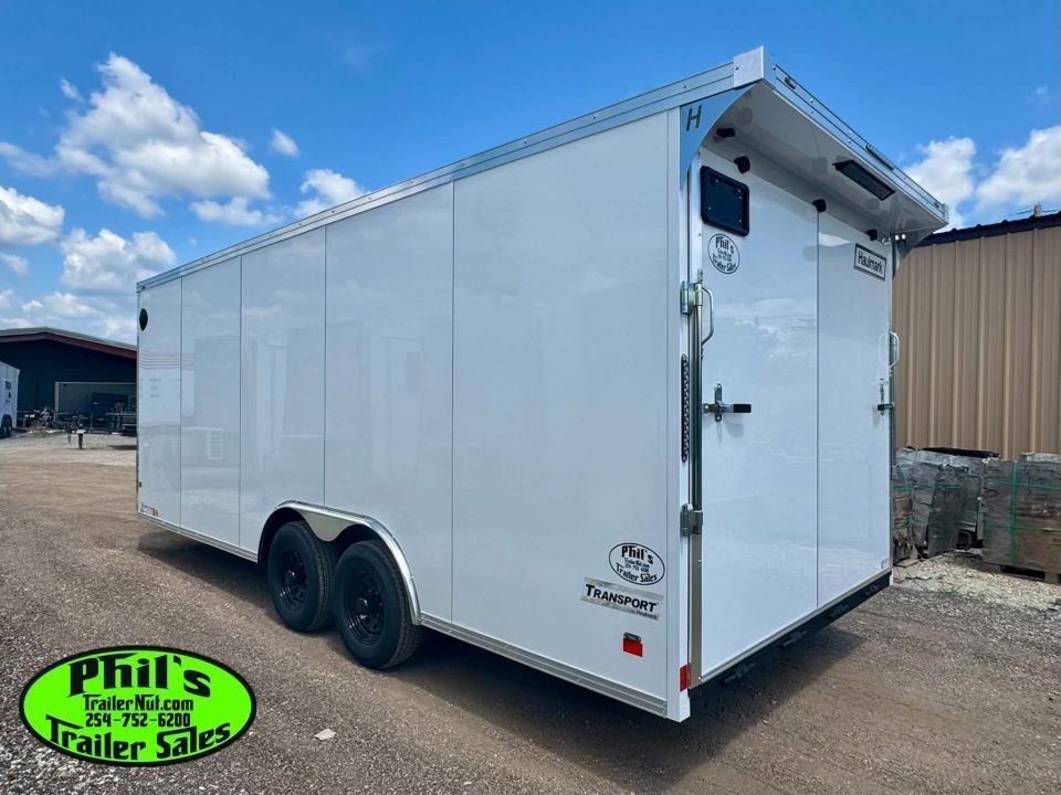 New 2026 Haulmark 8.5X24 ENCLOSED TRAILER Cargo / Enclosed Trailer SCREWLESS .080 EXTERIOR & REAR WING