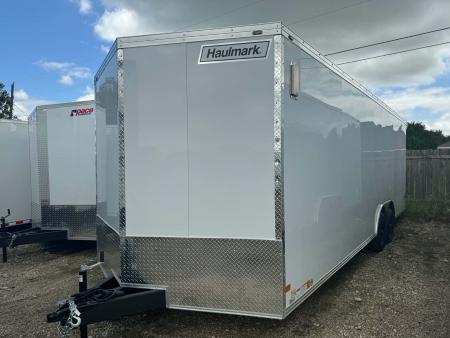 New 2026 Haulmark 8.5X24 ENCLOSED TRAILER Cargo / Enclosed Trailer SCREWLESS .080 EXTERIOR & REAR WING