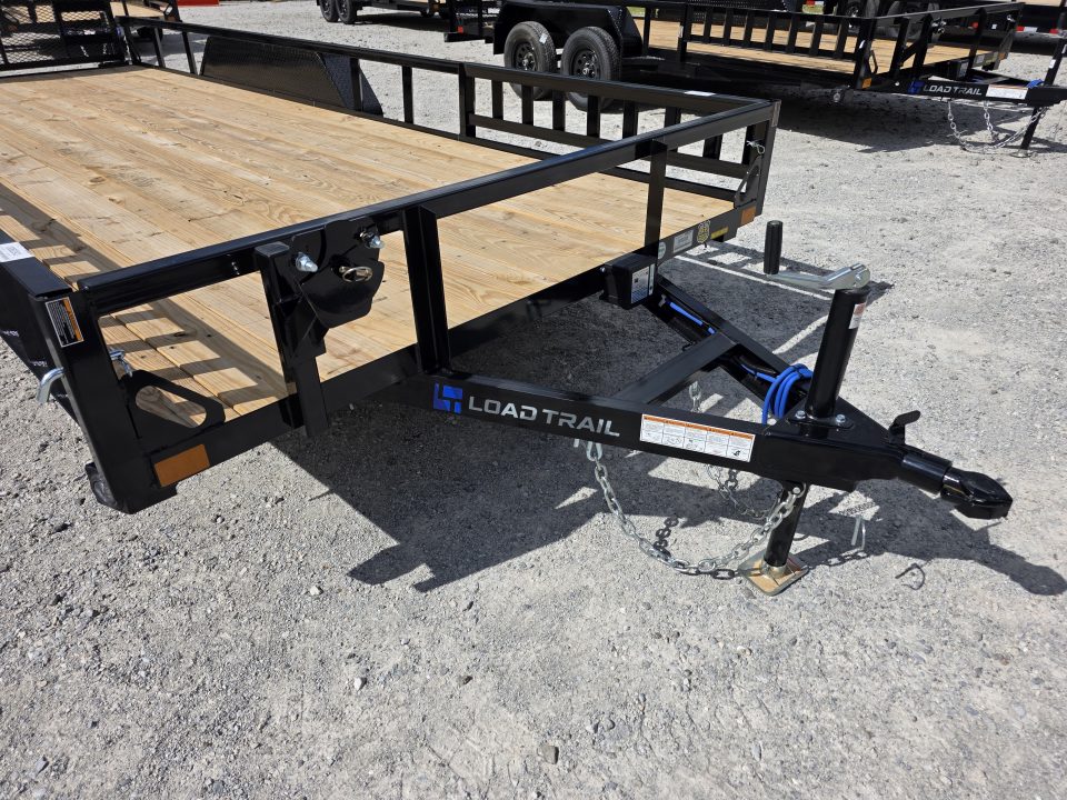 New 2026 Load Trail 83" x 18' Tandem Axle SIDE LOAD RAMP 7000 GVWR Utility Trailer 83x18