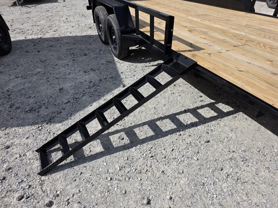 New 2026 Load Trail 83" x 18' Tandem Axle SIDE LOAD RAMP 7000 GVWR Utility Trailer 83x18