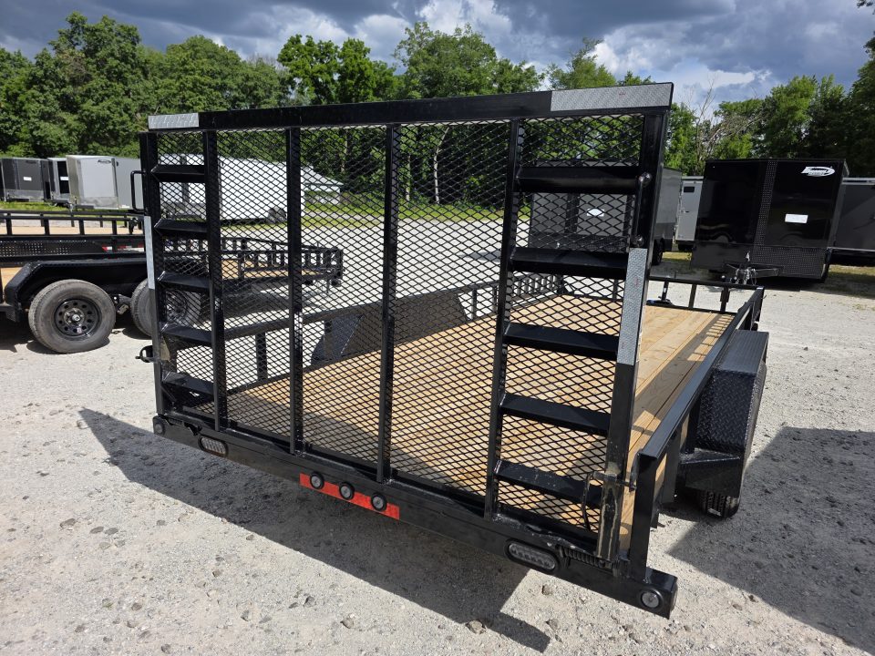 New 2026 Load Trail 83" x 18' Tandem Axle SIDE LOAD RAMP 7000 GVWR Utility Trailer 83x18