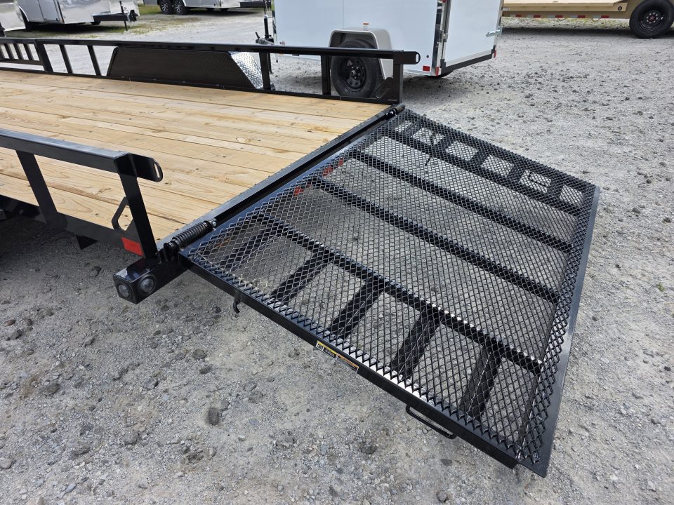 New 2026 Load Trail 83" x 18' Tandem Axle SIDE LOAD RAMP 7000 GVWR Utility Trailer 83x18