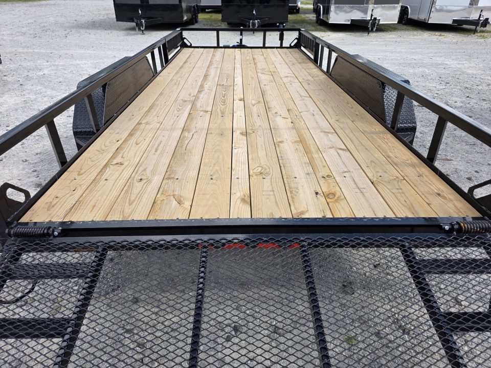 New 2026 Load Trail 83" x 18' Tandem Axle SIDE LOAD RAMP 7000 GVWR Utility Trailer 83x18