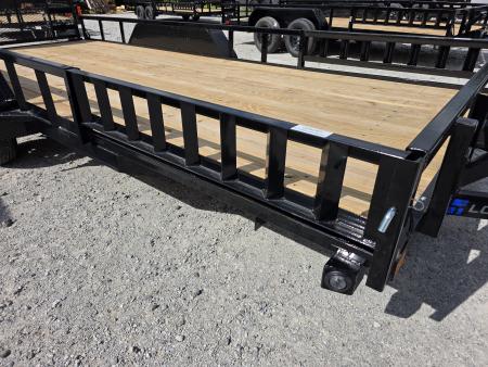New 2026 Load Trail 83" x 18' Tandem Axle SIDE LOAD RAMP 7000 GVWR Utility Trailer 83x18