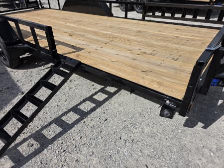 New 2026 Load Trail 83" x 18' Tandem Axle SIDE LOAD RAMP 7000 GVWR Utility Trailer 83x18