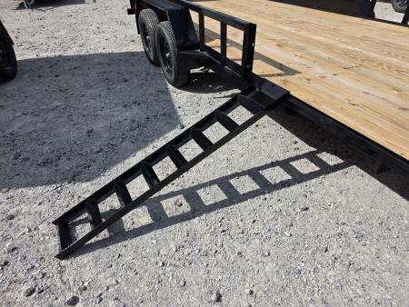New 2026 Load Trail 83" x 18' Tandem Axle SIDE LOAD RAMP 7000 GVWR Utility Trailer 83x18