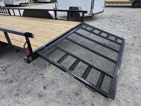 New 2026 Load Trail 83" x 18' Tandem Axle SIDE LOAD RAMP 7000 GVWR Utility Trailer 83x18