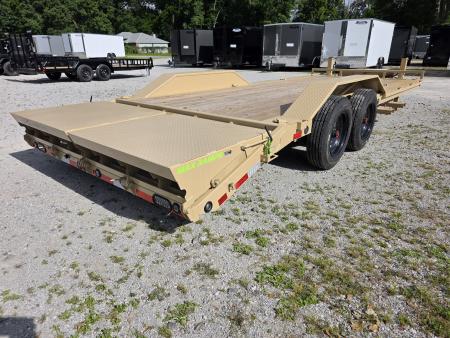 New 2026 Load Trail 102" x 22' MAX RAMPS 16k tandem Axle Carhauler EQUIPMENT TRAILER 102X22 HYDRAULIC JACKS Car Hauler