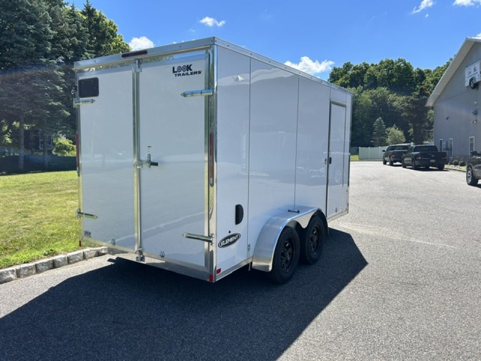 New 2026 Look Trailers 7X14 with Double Doors, V nose , 7,000 lb. GVWR Cargo / Enclosed Trailer