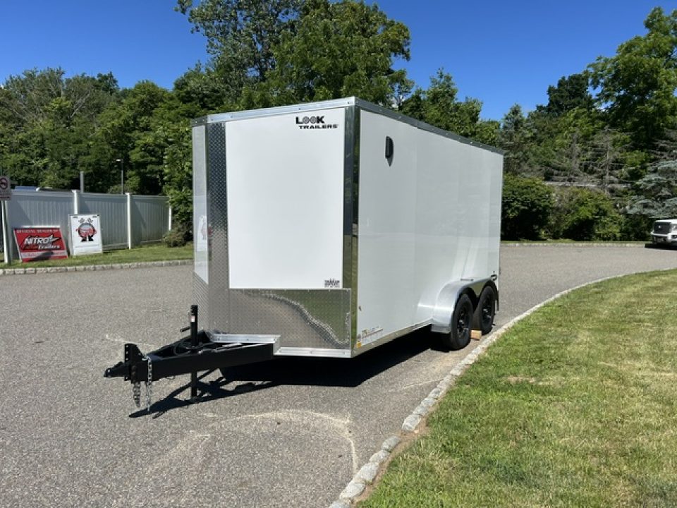 New 2026 Look Trailers 7X14 with Double Doors, V nose , 7,000 lb. GVWR Cargo / Enclosed Trailer