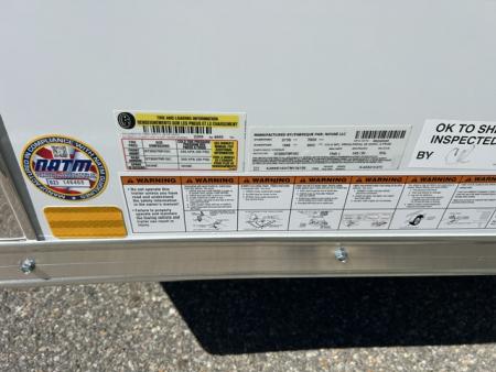 New 2026 Look Trailers 7X14 with Double Doors, V nose , 7,000 lb. GVWR Cargo / Enclosed Trailer