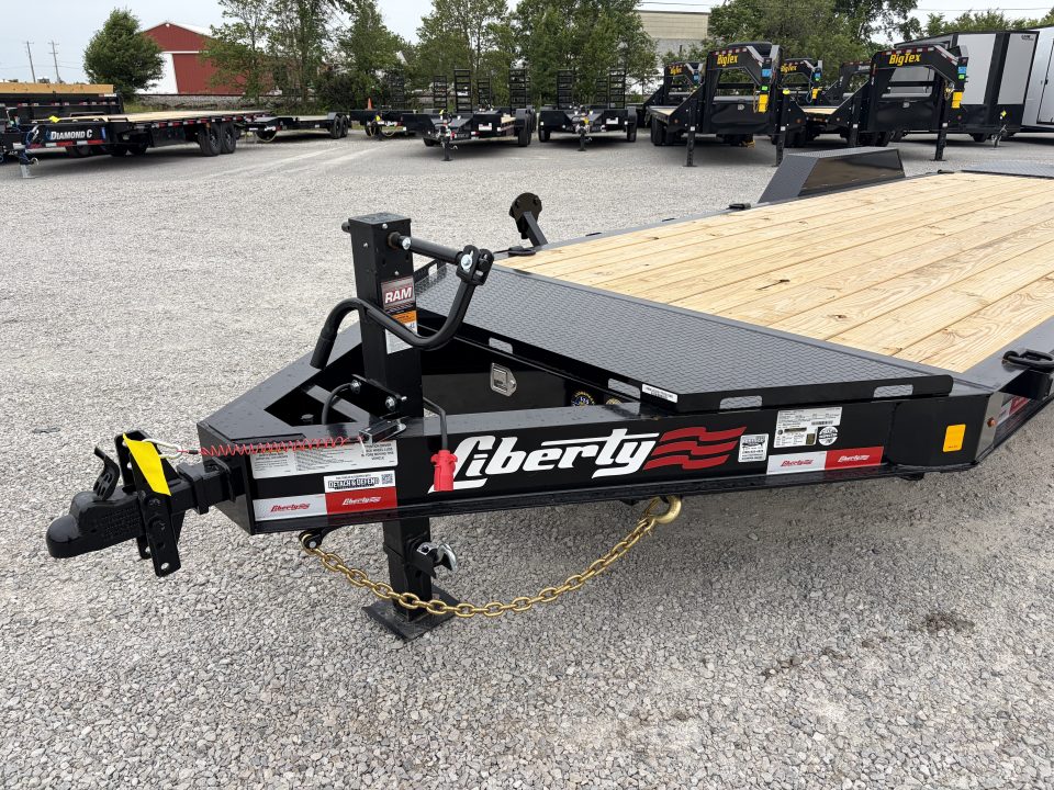 New 2026 Liberty LE14K83X17+3B8BAR (83" x 17' + 3') 15.4K Equipment Trailer w/ Mammoth Ramps