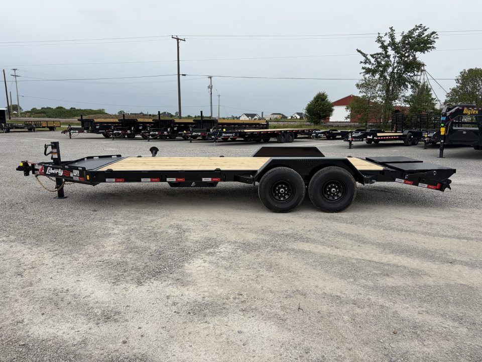 New 2026 Liberty LE14K83X17+3B8BAR (83" x 17' + 3') 15.4K Equipment Trailer w/ Mammoth Ramps