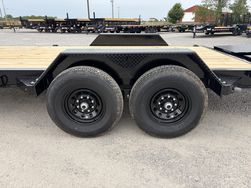 New 2026 Liberty LE14K83X17+3B8BAR (83" x 17' + 3') 15.4K Equipment Trailer w/ Mammoth Ramps