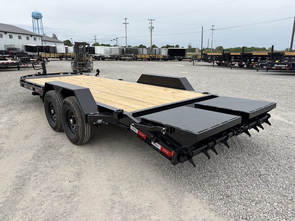 New 2026 Liberty LE14K83X17+3B8BAR (83" x 17' + 3') 15.4K Equipment Trailer w/ Mammoth Ramps