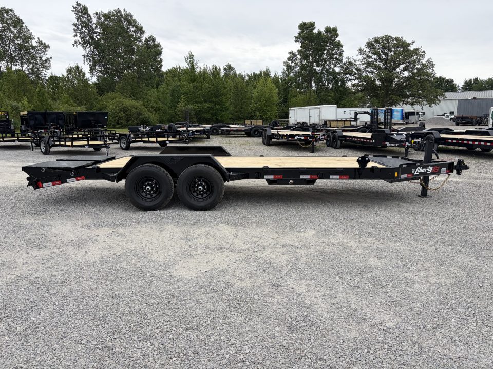 New 2026 Liberty LE14K83X17+3B8BAR (83" x 17' + 3') 15.4K Equipment Trailer w/ Mammoth Ramps