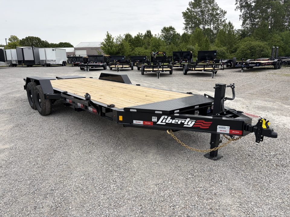 New 2026 Liberty LE14K83X17+3B8BAR (83" x 17' + 3') 15.4K Equipment Trailer w/ Mammoth Ramps