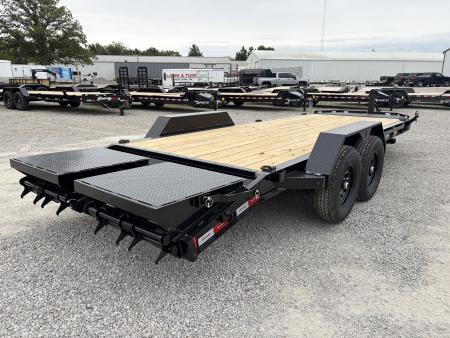 New 2026 Liberty LE14K83X17+3B8BAR (83" x 17' + 3') 15.4K Equipment Trailer w/ Mammoth Ramps