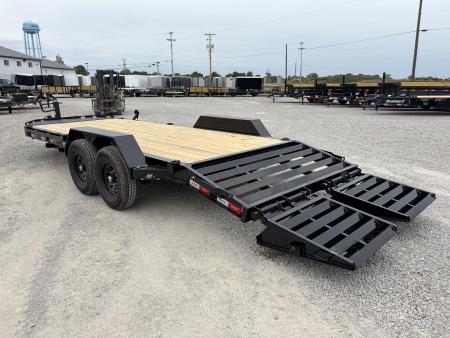 New 2026 Liberty LE14K83X17+3B8BAR (83" x 17' + 3') 15.4K Equipment Trailer w/ Mammoth Ramps