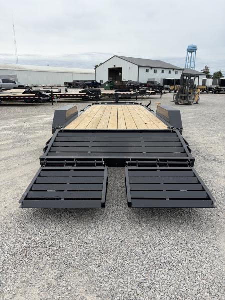 New 2026 Liberty LE14K83X17+3B8BAR (83" x 17' + 3') 15.4K Equipment Trailer w/ Mammoth Ramps