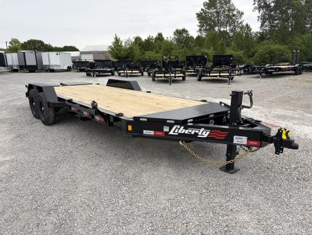 New 2026 Liberty LE14K83X17+3B8BAR (83" x 17' + 3') 15.4K Equipment Trailer w/ Mammoth Ramps