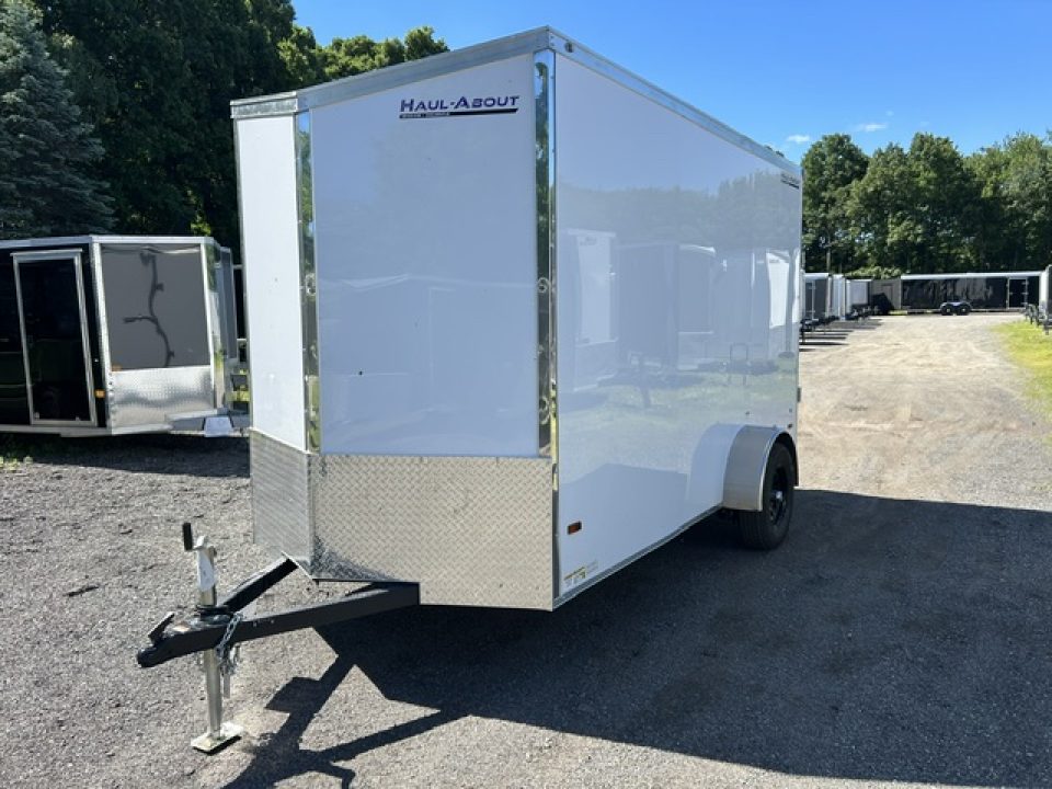 New 2026 Haul About Trailers 6 X 12 V nose,2,990 lb. GVWR Cargo / Enclosed Trailer