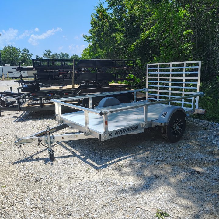 New 2026 Karavan 6x10 SA, 3.5k axle Aluminum Utility Trailer