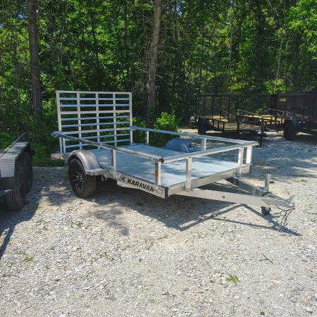 New 2026 Karavan 6x10 SA, 3.5k axle Aluminum Utility Trailer