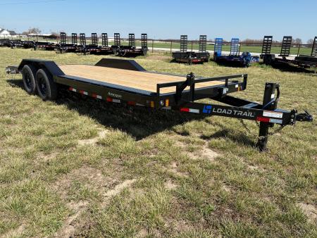 New 2026 Load Trail 102x22 Tandem 14K Equipment Trailer W/ Drive Over Fenders & Slide In Ramps