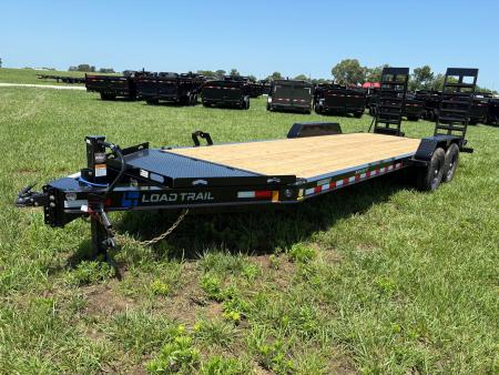 New 2026 Load Trail 83x22 Tandem 14K I-Beam Equipment Trailer W/ Stand Up Ramps