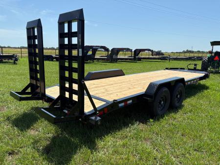 New 2026 Load Trail 83x22 Tandem 14K I-Beam Equipment Trailer W/ Stand Up Ramps