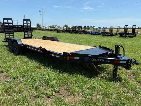 New 2026 Load Trail 83x22 Tandem 14K I-Beam Equipment Trailer W/ Stand Up Ramps