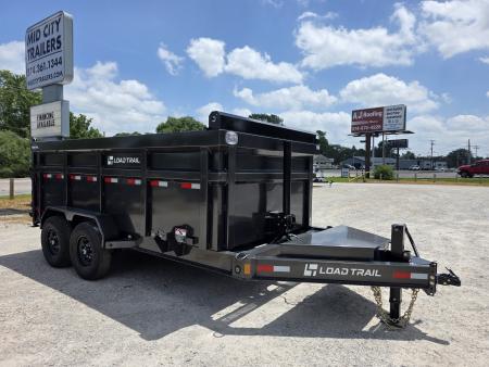 New 2026 Load Trail COMMERCIAL 48" SIDES 7ga FLOOR 83" x 14' TELESCOPIC Tandem Axle Low-Pro 83X14 7X14 Dump Trailer