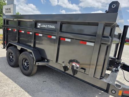 New 2026 Load Trail COMMERCIAL 48" SIDES 7ga FLOOR 83" x 14' TELESCOPIC Tandem Axle Low-Pro 83X14 7X14 Dump Trailer