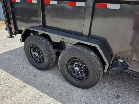 New 2026 Load Trail COMMERCIAL 48" SIDES 7ga FLOOR 83" x 14' TELESCOPIC Tandem Axle Low-Pro 83X14 7X14 Dump Trailer