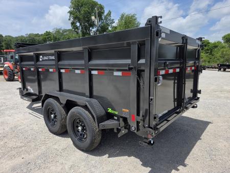 New 2026 Load Trail COMMERCIAL 48" SIDES 7ga FLOOR 83" x 14' TELESCOPIC Tandem Axle Low-Pro 83X14 7X14 Dump Trailer
