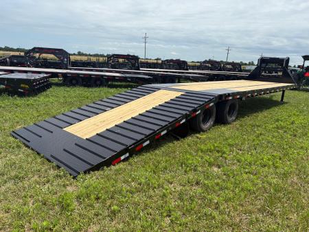New 2026 Load Trail 102x36 Tandem 25.9K GN Hydrotail W/ Steel Runners & Hydro Jacks