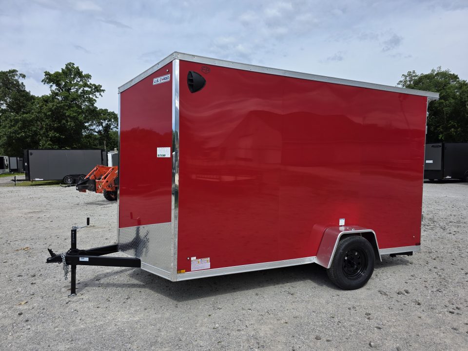 New 2027 US Cargo 6.5X12 POLY 080 SCREWLESS 7' INSIDE DRINGS SXS UTV GOLFCART MOWER Cargo / Enclosed Trailer