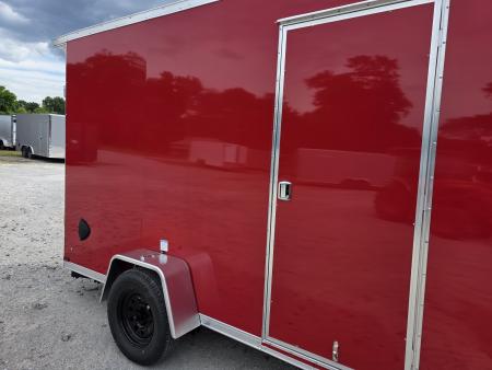New 2027 US Cargo 6.5X12 POLY 080 SCREWLESS 7' INSIDE DRINGS SXS UTV GOLFCART MOWER Cargo / Enclosed Trailer