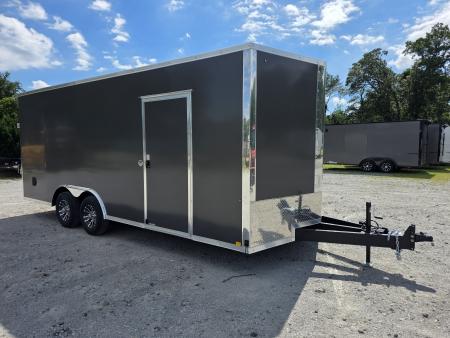 New 2026 Formula Trailers 8.5X20 10K GVWR 080 SCREWLESS EXTERIOR 7' INSIDE ALUMINUM WHEELS UTV SXS CAR Cargo / Enclosed Trailer