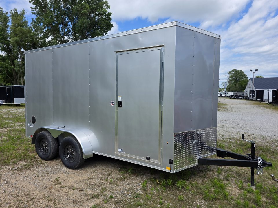 New 2026 Look Trailers 7X14 7' INSIDE RAMP DOOR 80" REAR OPENING 7 X 14 Cargo / Enclosed Trailer