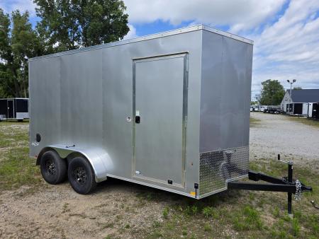 New 2026 Look Trailers 7X14 7' INSIDE RAMP DOOR 80  REAR OPENING 7 X 14 Cargo / Enclosed Trailer