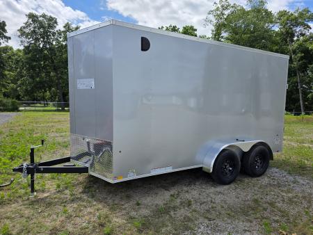 New 2026 Look Trailers 7X14 7' INSIDE RAMP DOOR 80" REAR OPENING 7 X 14 Cargo / Enclosed Trailer
