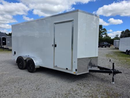 New 2026 Look Trailers 7X16 7' INSIDE RAMP DOOR 80  REAR OPENING 7 X 16 Cargo / Enclosed Trailer